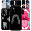 Чехол с рисунком зубов для стоматолога для Samsung Galaxy S22 S21 S23 Ultra Note 20 S8 S9 S10 Note 10 Plus S20 FE Задняя крышка