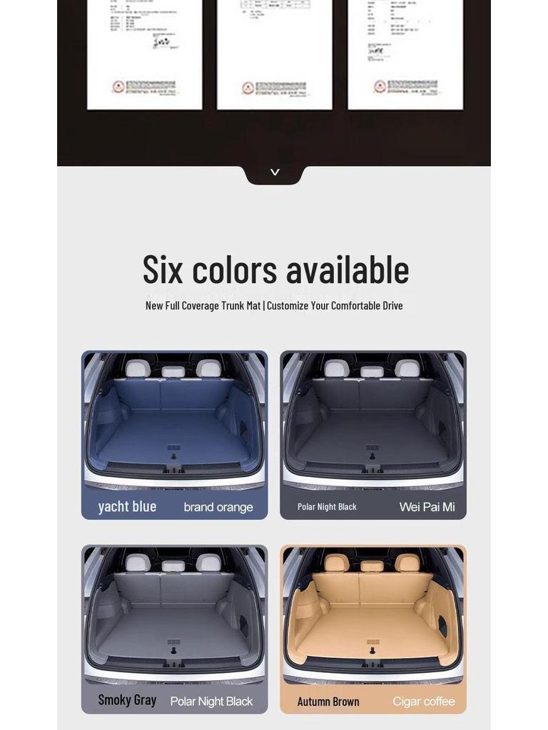 Коврик в багажник Звездного Корабля 7: Индивидуальный коврик в багажник для 25 моделей