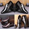 Leather Loafers For Men With Soft Sole Breathable Pu Material Casual Dress Shoes