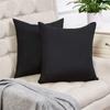 Solid Color Linen Sofa Pillow Cushion, Living Room Pillow Headboard, Backrest Pillowcase With Pillow 2pc