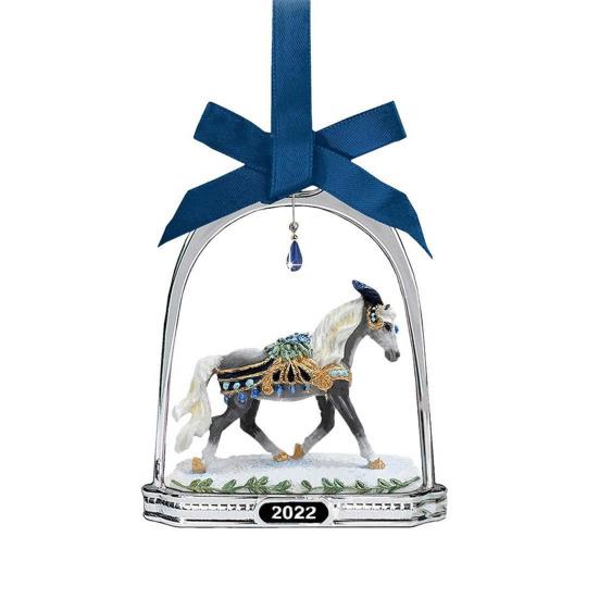 Лошадь Рождественское украшение Акриловые украшения в виде лошади для рождественской елки Подарки для женщин