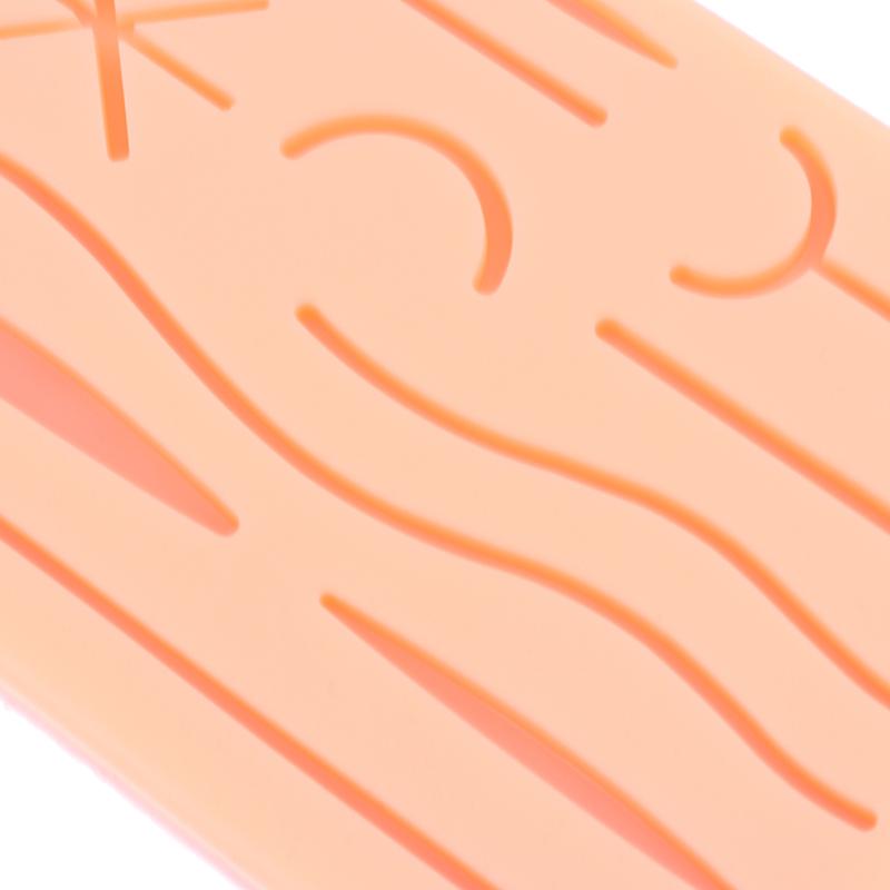 Модель шва кожи, силиконовая подушечка для наложения швов на рану, Y-образная тренировочная подушечка для травматического наложения швов, многоразовый силиконовый коврик для практики наложения швов