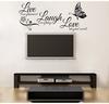 Live Laugh Love Butterfly Flower Wall Art Sticker Modern Wall Decals Quotes Vinyls Stickers Wall Stic CDN