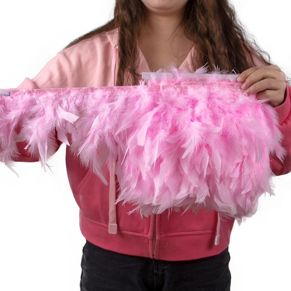 Разноцветная натуральная отделка из перьев индейки, лента из перьев марабу, украшение для свадебного платья, юбки, шитье, рукоделие 10-15 см