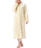 NISHIKI Long Sleeve Nightgown Made In Japan with Made with Smooth Domestically and Long Perfect for Spring and Loungewear Women's Pajamas, 100%