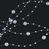 10M 2M ABS Imitation Pearl Star Bead Chain Line Cord Plastic Thread Trim DIY Wedding Party Decor Jewelry Findings Craft Material