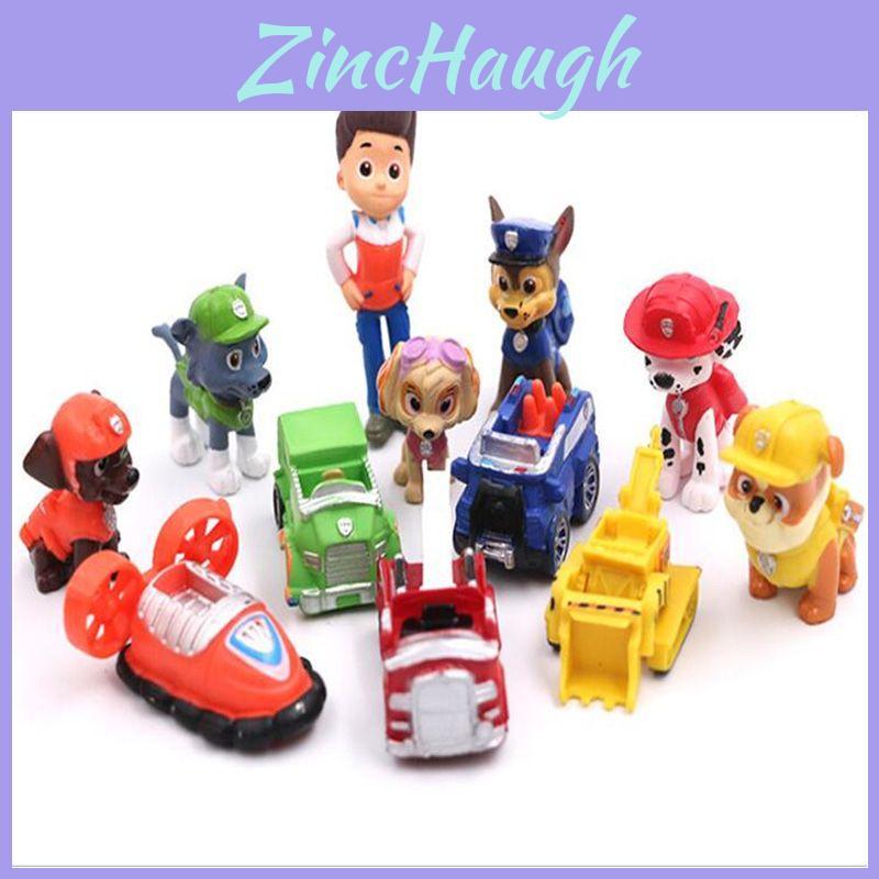 Fashionable Paw Patrol Puppy Car Toys Perfect For Decoration And Gifts 12pcs