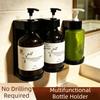 1/2/3 Head Shower Bottle Hanger Easy Installation Bathroom Soap Holder Shampoo Holder  Tile Surface