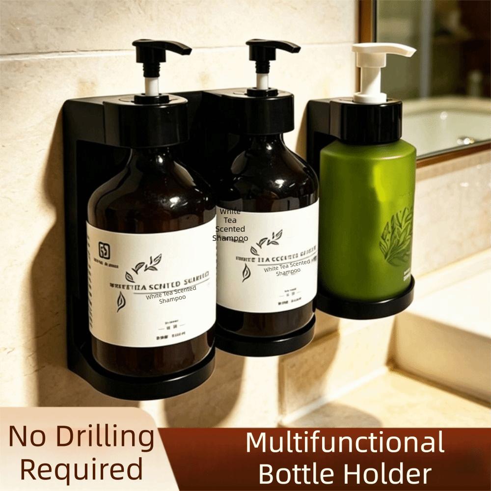 Easy Installation Bathroom Dispenser Rack 1/2/3 Head Bathroom Soap Holder Tile Surface