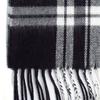PIECEMAKER КЛЕТЧАТЫЙ ШАРФ S (ЧЕРНЫЙ)