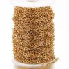 No Fade 1Meter Stainless Steel 4mm Love Heart Chains for Jewelry Making DIY Bracelet Gold Choker Necklace Chains Components
