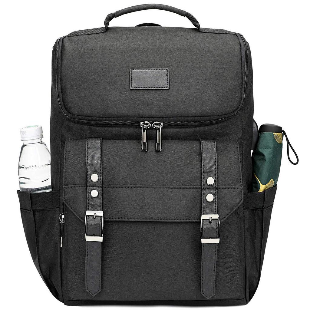 Korean Style Men's Oxford Cloth Backpack with USB - Retro Cross-Border Student and Travel Bag