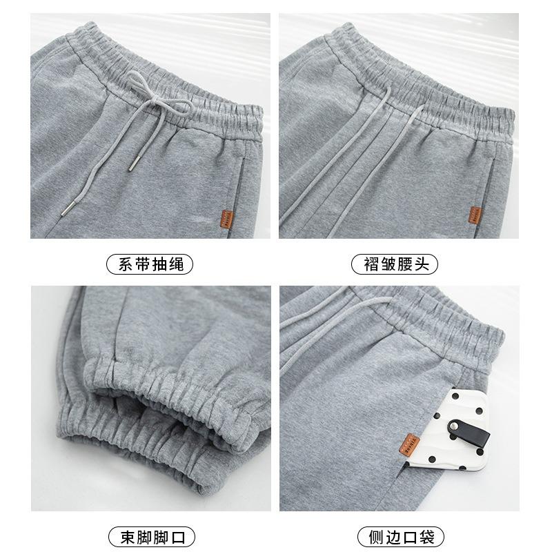 Grey Sweatpants Women's Loose Leggings New Spring and Autumn Casual and Thin Harlan Pants Small Sweatpants