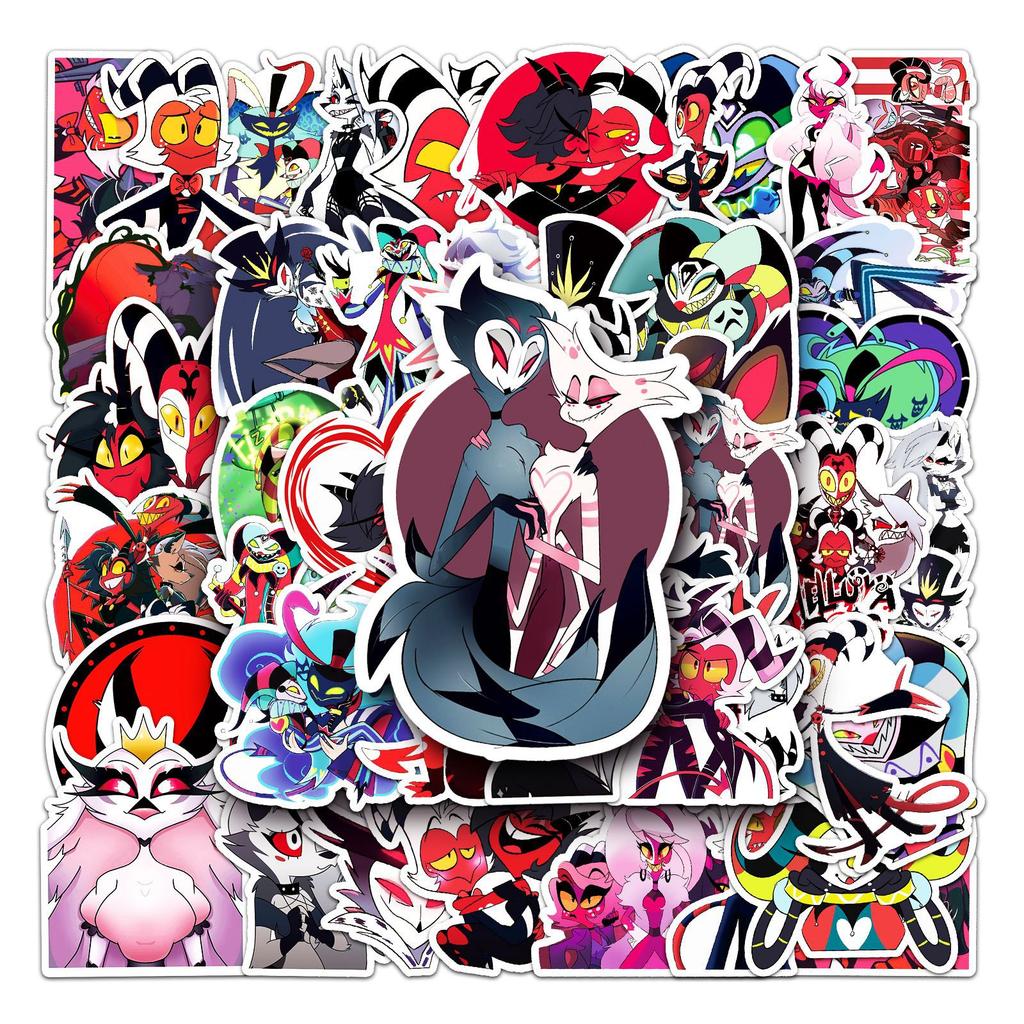 50 картинок очень злого босса, дудл, мультяшный, мультяшная игра, детские, сделай сам, чехол для мобильного телефона, наклейки на чемодан, водонепроницаемые