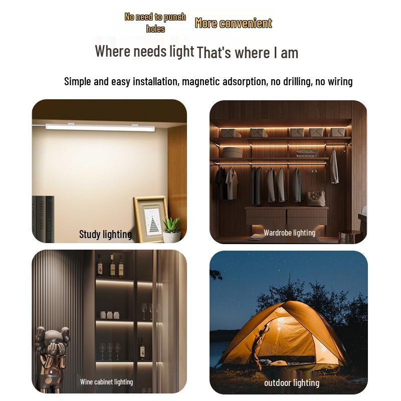 Eye-Protective USB Study Lamp - Magnetic Night Light for Desk & Bedroom