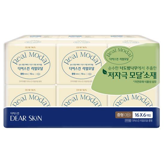 Комплект из 6 упаковок натурального модала Deerskin, выберите 2 типа (средний/большой)