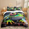 Animation Series 3D Digital Printing Three-Piece Bedding Kit Bed Sheet Quilt Cover