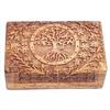 15 Cm Sheesham Wooden Brass Storage Box Hand Carved Jewellery Box Decorative Gift Box Rectangular