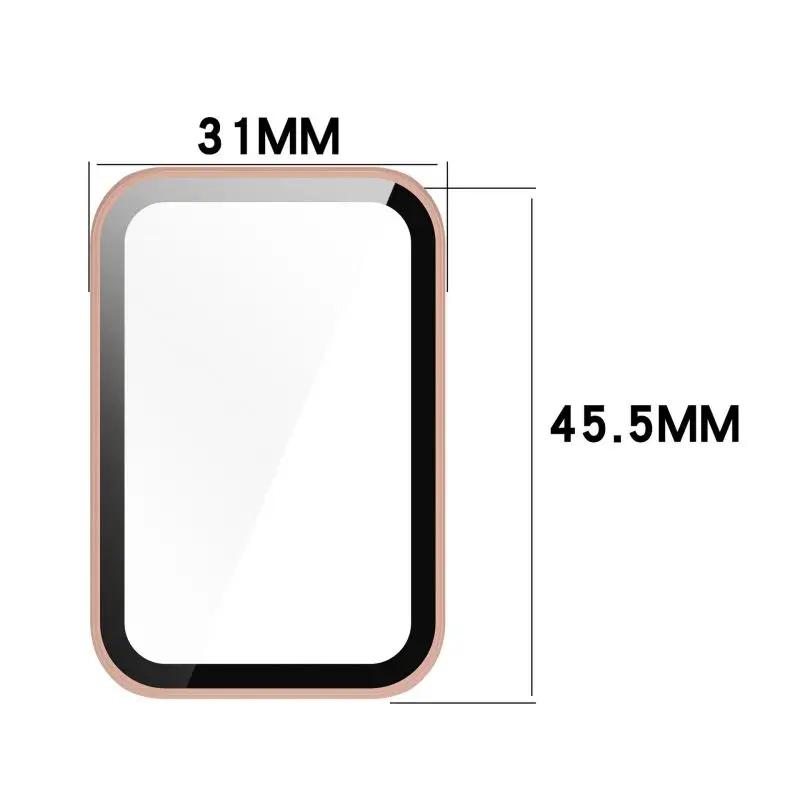 Закаленное стекло чехол для Honor Band 9 Samrt ремешок для часов полное покрытие BumperFilm защитный чехол бампер защитная пленка для экрана Band 9