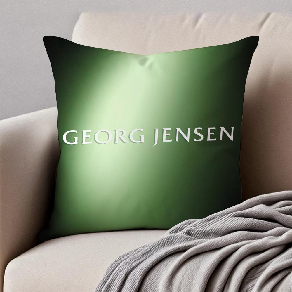 Модная Современная Роскошная Наволочка для Подушки Georg Jensens Антипылевой Клещ Невидимая Молния Короткий Плюш Подушка для Дивана