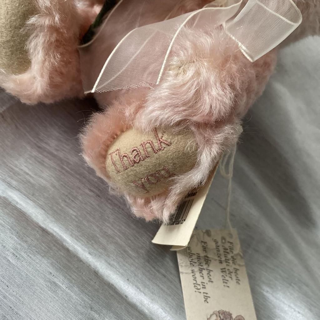 [USED] Not for sale. Teddy bear. Steiff. WACOAL prize.