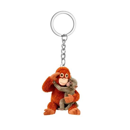 Keychain Pendant 2D Acrylic Long Arm Monkey Charm Key Chain Bag Wallet Charm Lightweight Backpack Accessories