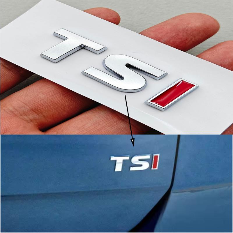 YKPSC1 3D ABS Car Letter Fender Rear Trunk Emblem Stickers Decal Stying For Wlokswagen VW Golf 5 6 7 Polo Passat Auto Accessories