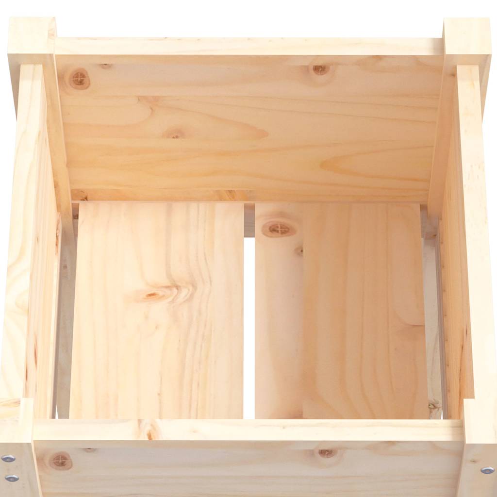 Vidaxl Donice Ogrodowe, 2 Szt., 40X40X70 Cm, Lite Drewno Sosnowe