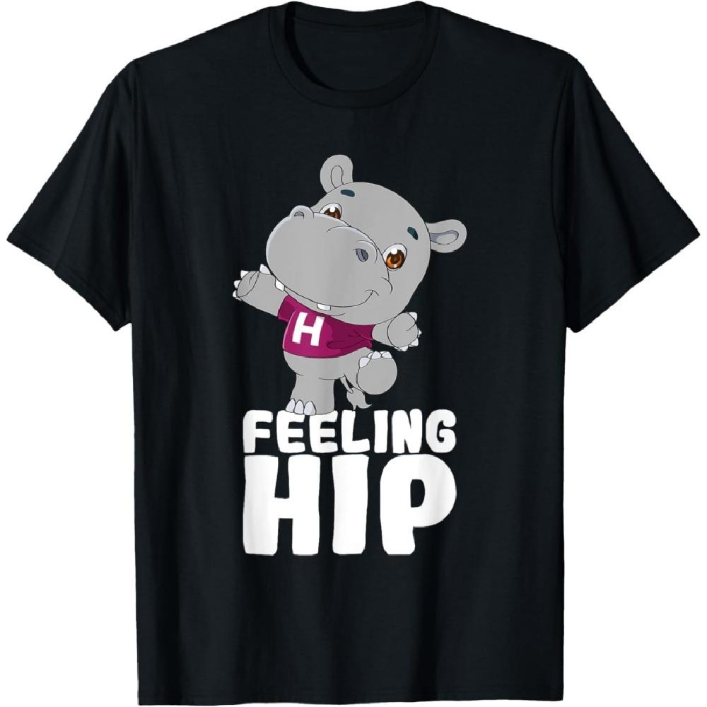 Чувствую себя хипстером - Любитель гиппопотамов Животное зоопарка Футболка