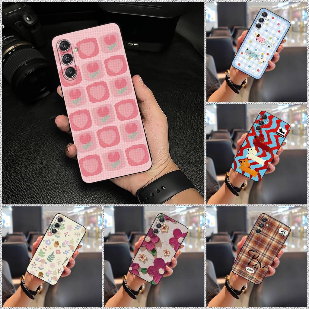 Animals Phone Pouch Phone Case For Samsung Galaxy M34 5G/F34/SM-M346B Durable Anti-knock Full Wrap Back Cover Anti-dust