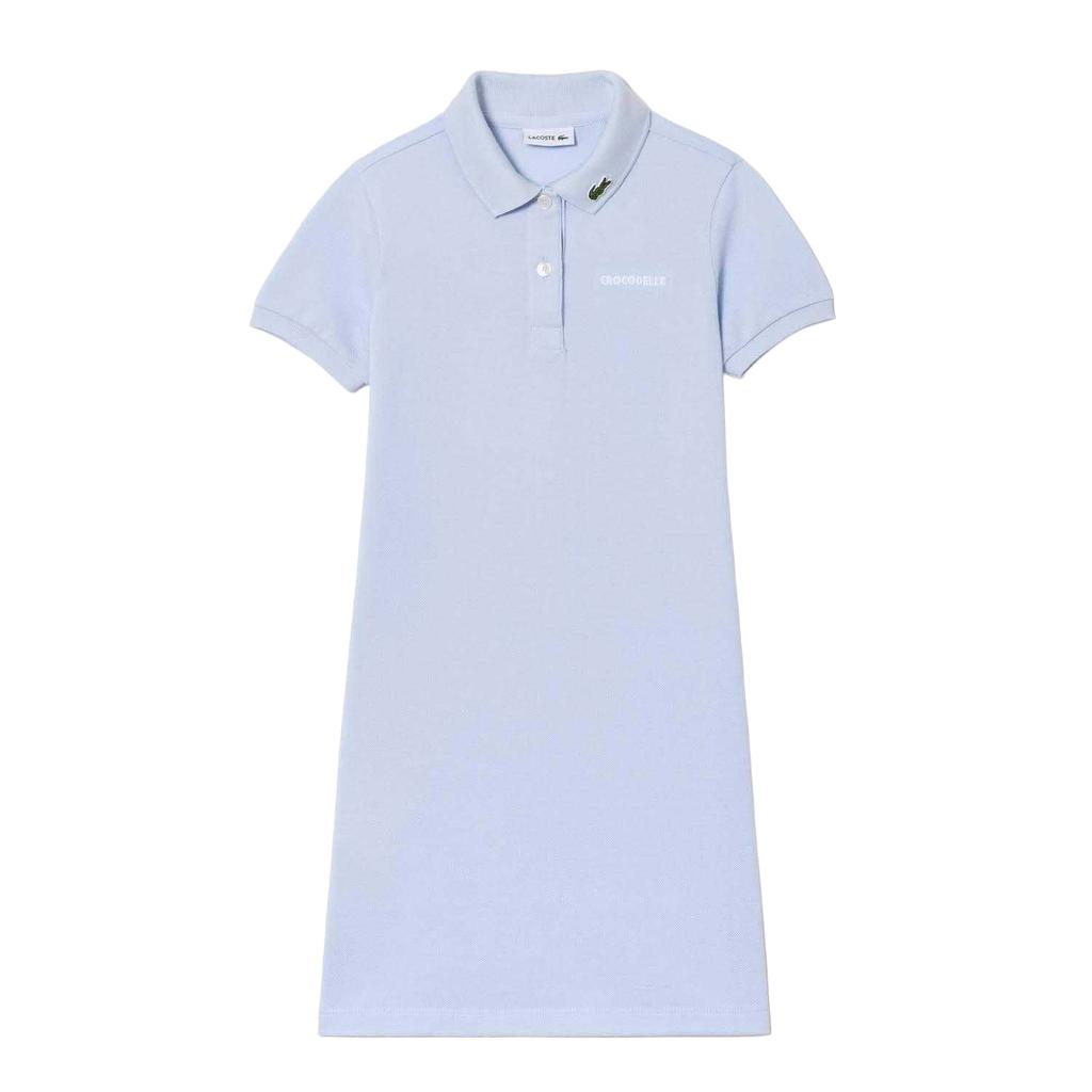 Lacoste Girls Crocodile Pique Dress