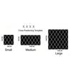 Acrylic Rhombic Mirror Wall Sticker Black Self Adhesive Mirror Tile  Home Wall