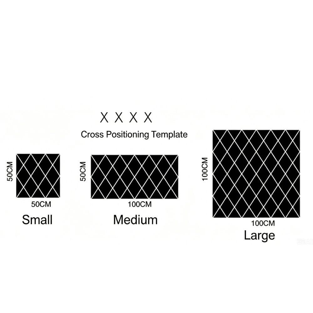 Acrylic Rhombic Mirror Wall Sticker Black Self Adhesive Mirror Tile  Home Wall