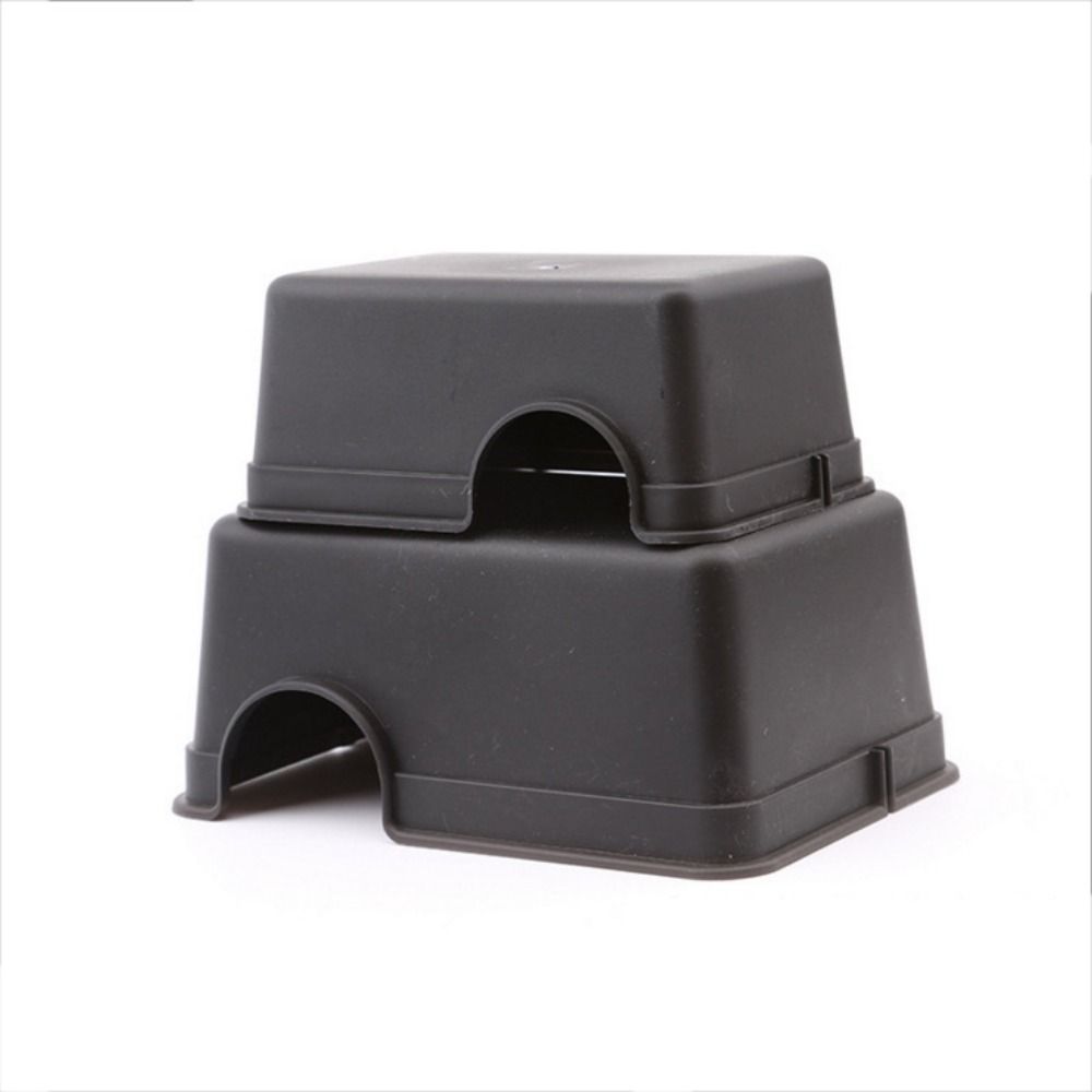 Plastic Snake Shelter House Rectangle Reptile Caves Small Animal Hideaway Reptile Hide Box  Lizards