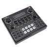 Live Sound Card Professional Dual Channel Bluetooth Stereo Mixer Board with Effect Voice Changer for Live Streaming
