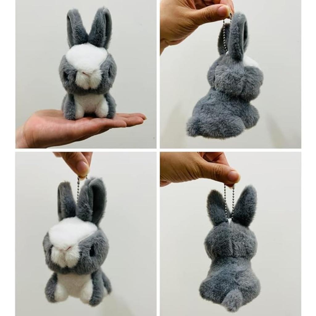 Ultrasoft Stuffed Animal Plush Bunny Rabbit Toy for Kids Girl Lovely Animal Doll Baby Toy Plushie Handbag Ornament Pendant