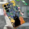 Смешные коты Ван Гог Чехол для телефона Samsung S 24 Fe 25 Ultra Plus 20 Lite 21 30 22 23 24 22 Ultra 5G Fundas