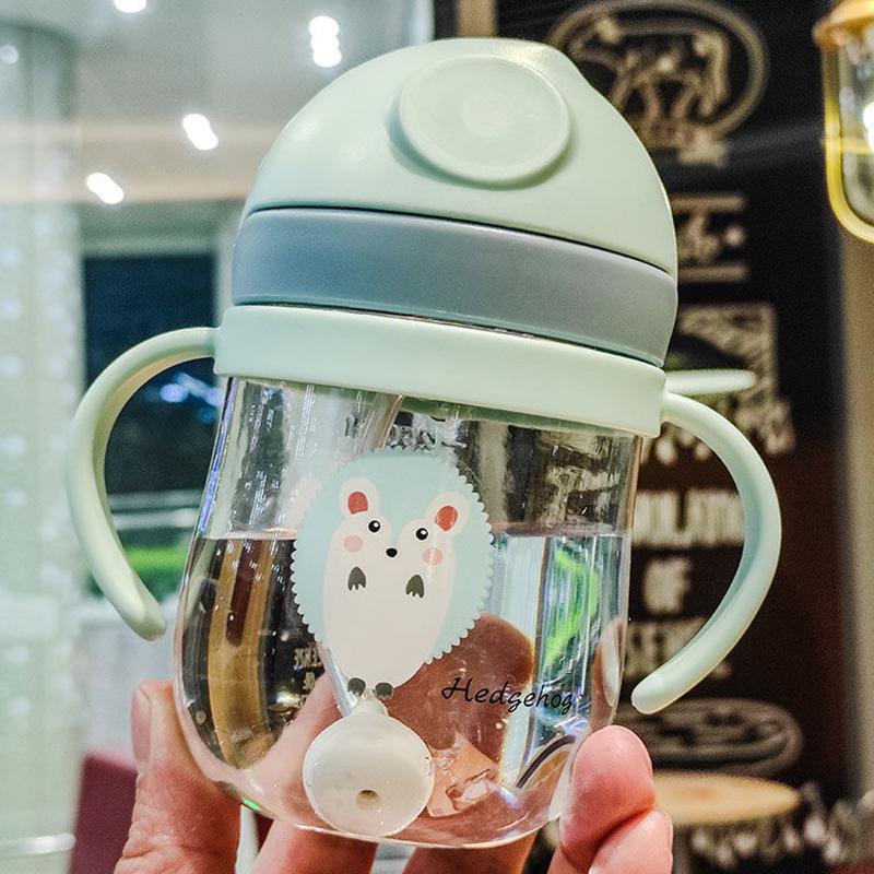 250 мл детская чашка для питья, бутылочка для кормления с соломенным гравитационным шариком, бутылка широкого калибра, герметичная уличная портативная детская чашка