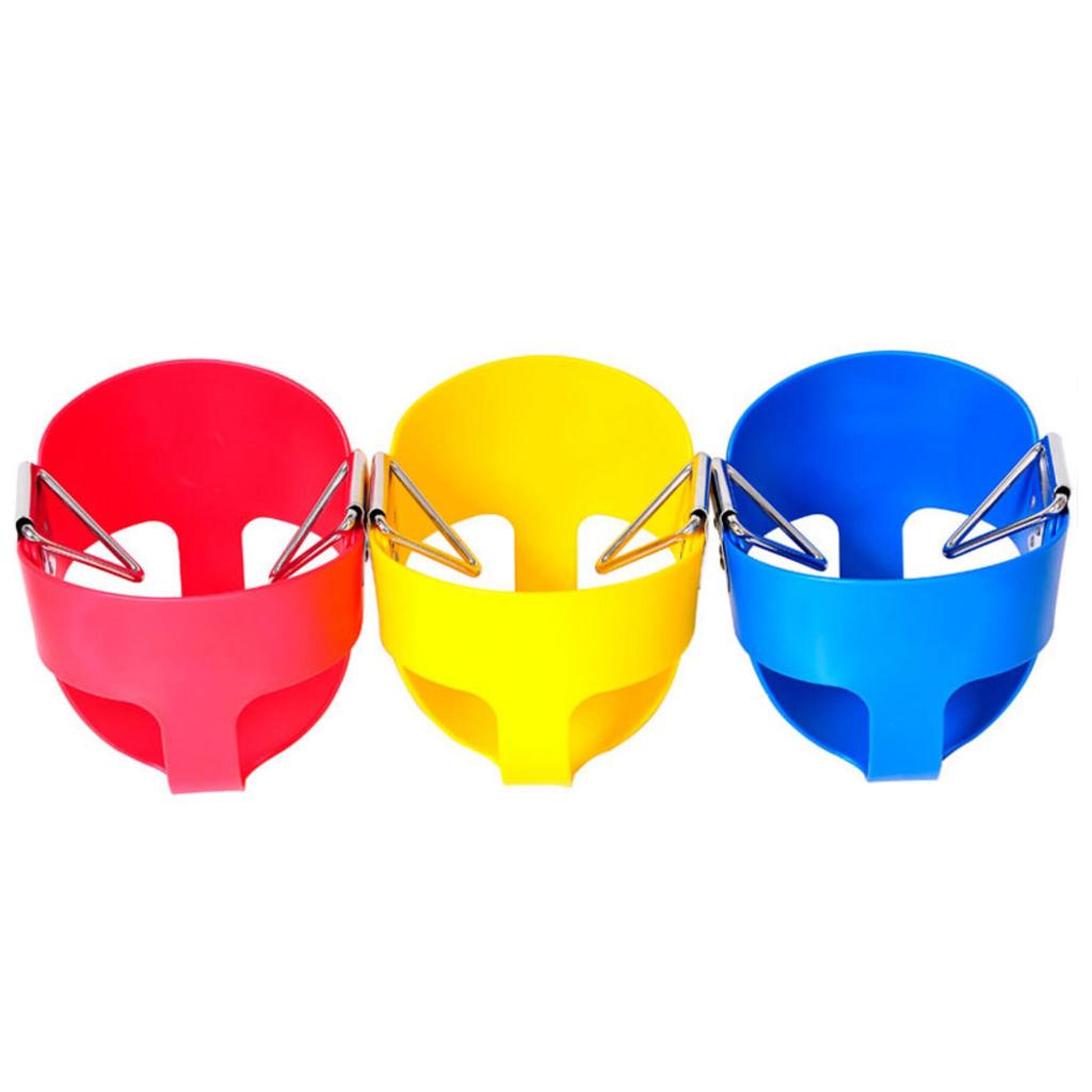 Качельное сиденье с высокой спинкой, готовое к использованию (Желтый, Красный, Синий)