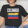 Colombia Flag Merch Unisex T Shirt Cotton Tee Graphic Print Tshirt Clothes