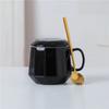 Раскрашенная в скандинавском стиле золотая кружка Кофейная чашка Сплошной цвет Керамическая чашка для воды Кофейная чашка Молочная чашка Чашка для завтрака