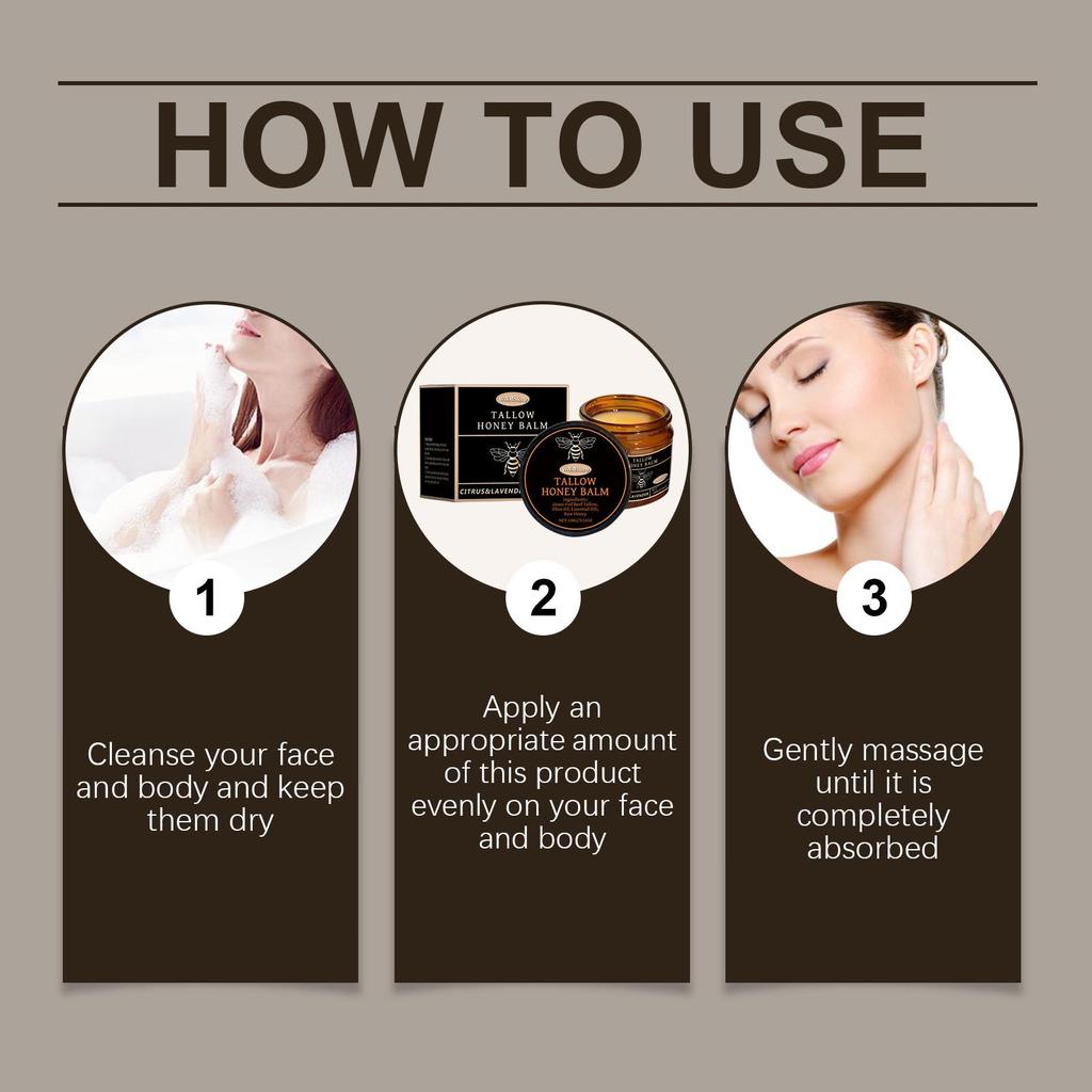 Beef & Honey Moisturizing Cream Gentle Moisturizing Moisturizing Dry Skin Lock In Water Refreshing Skin Cream