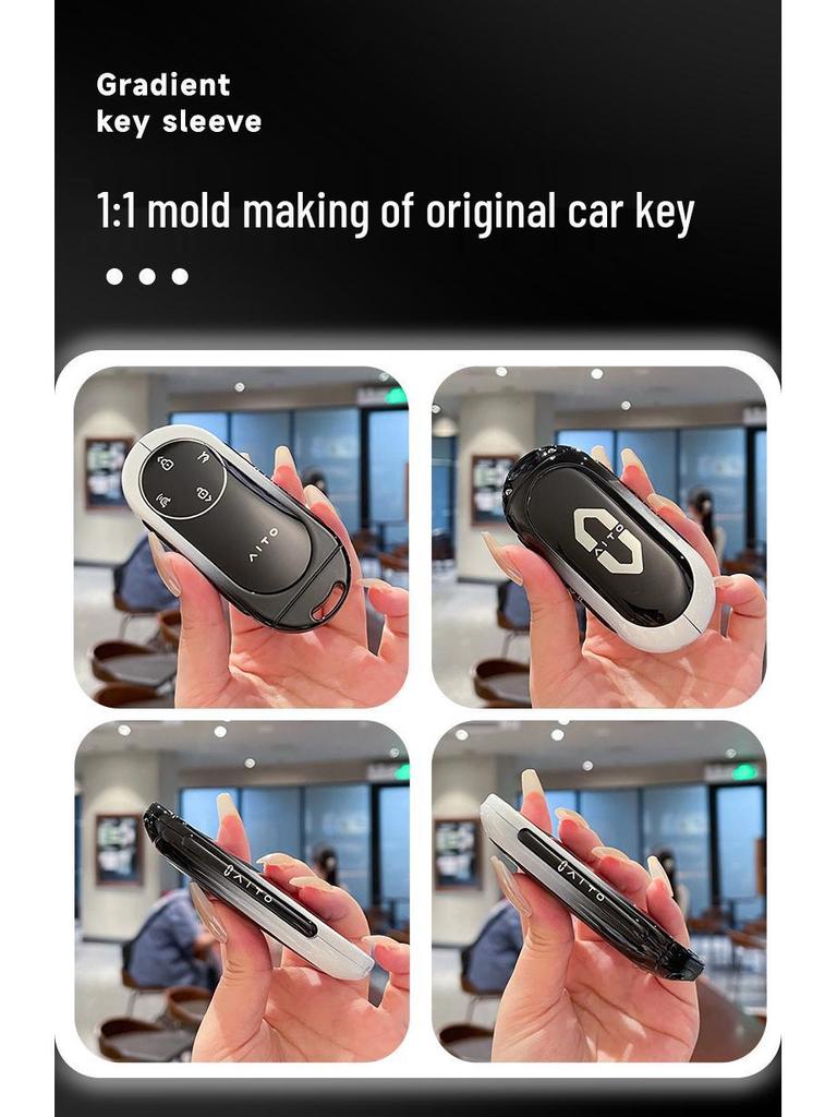 Чехол для ключей AITO M9: Металлическая пряжка для электросамоката AITO Huawei M9 с увеличенным запасом хода