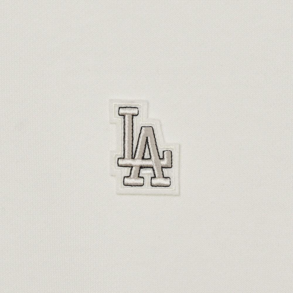 MLB Однотонный пуловер с круглым вырезом и короткими рукавами, женские топы, белые 3AMTB0531-07IVS