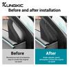 KUIC Real Soft Carbon Fiber For Tesla Model 3 Highland 2024 Inner Door Triangle Cover Sticker Trim Car Interior Accessories