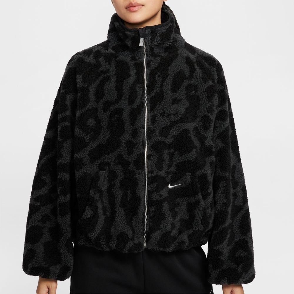 Nike W Street Sherpa Jkt Hv2071 010blk Sail
