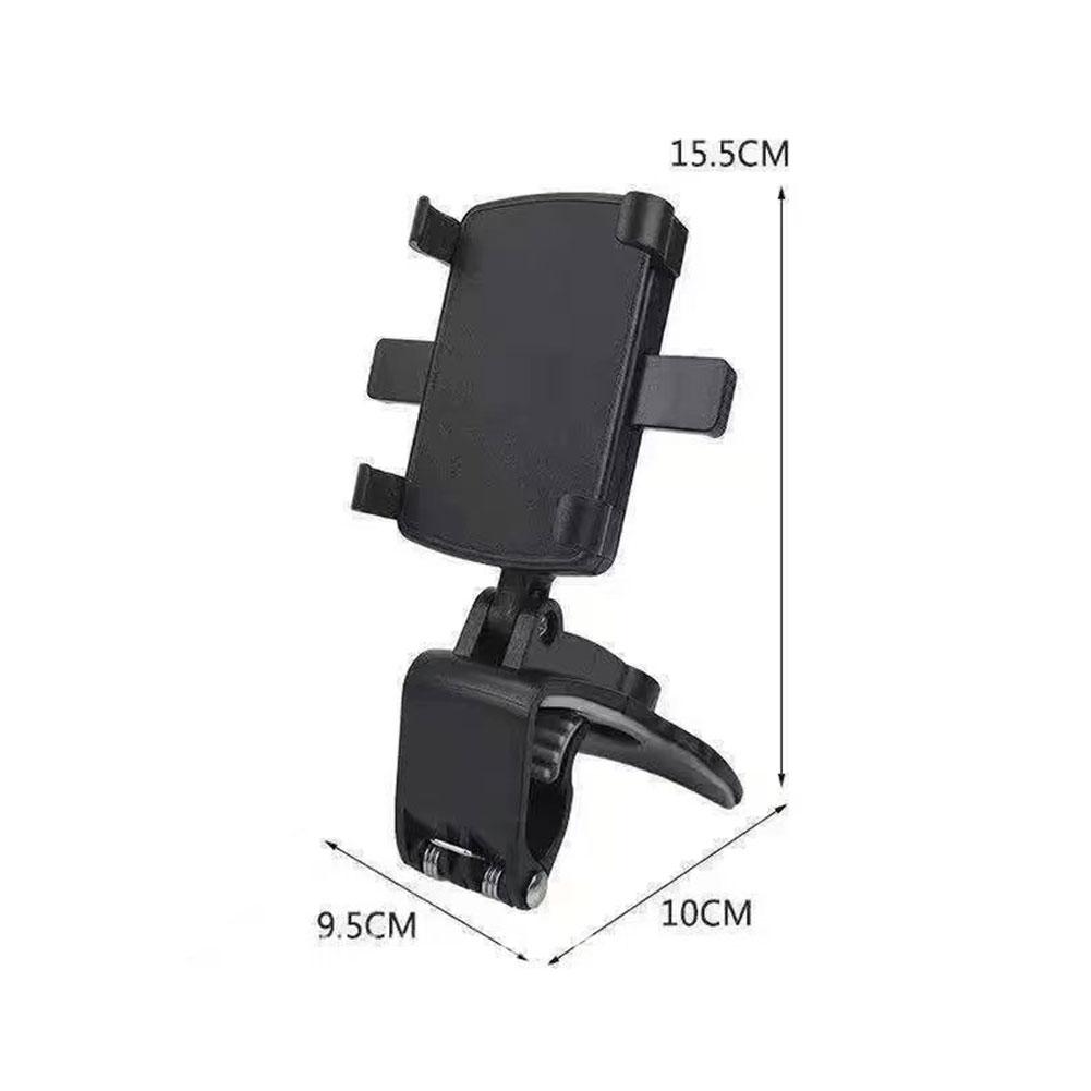 Держатель телефона на приборную панель автомобиля Подставка для мобильного телефона Вращающиеся автомобильные зажимы Кронштейн для смартфона Солнцезащитный козырек Крепление для зеркала Поддержка