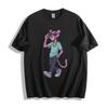 Unisex Pink Panther Hip - Hop Graphic T - Shirt