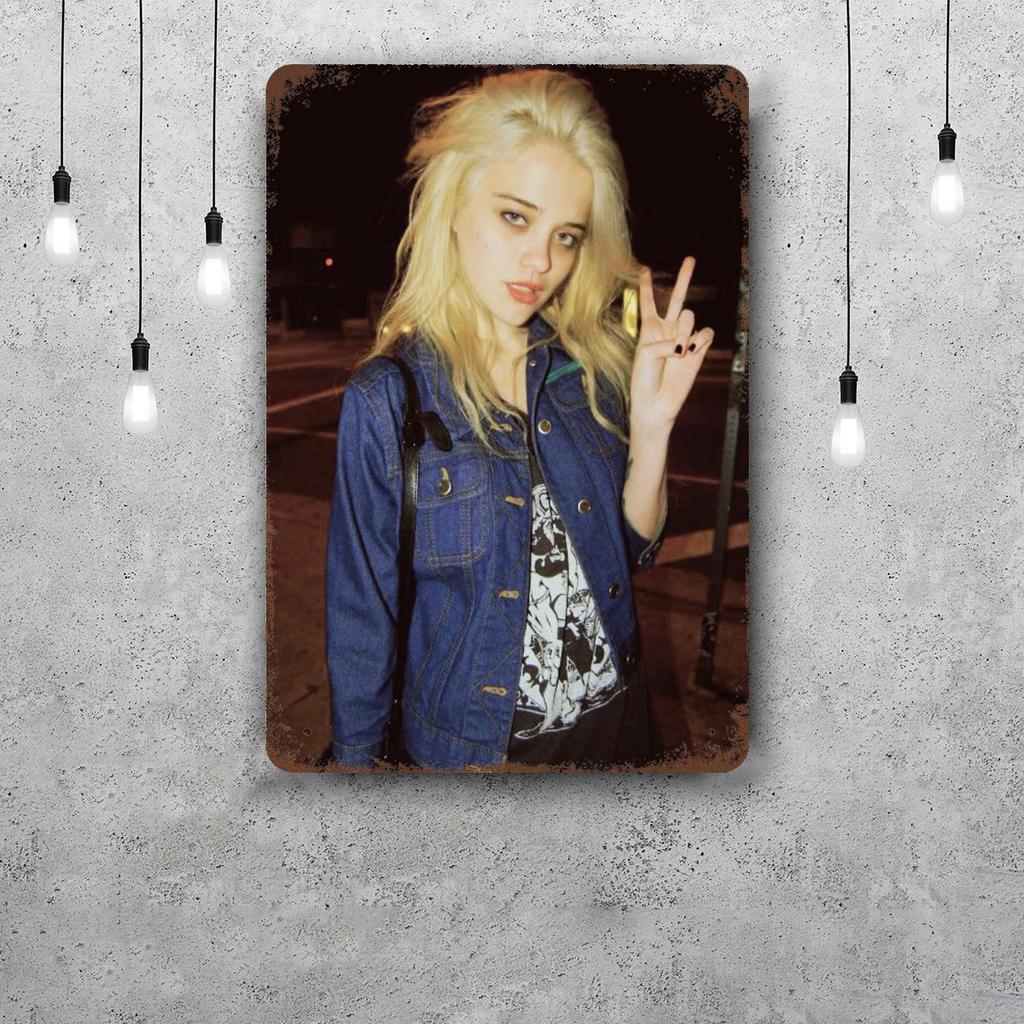 Sky ferreira Ретро Винтажная Жестяная Вывеска Постер Декоративная Табличка Металлическая Пластина Настенный Декор