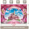 2D Flat Banner 1PC Flat Banner 2D, 1 piece - beautiful birthday celebration background decoration, home wall art